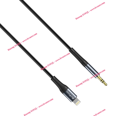 Аудио кабел DeTech DE-42iA, 3.5mm към Lightning, 1м