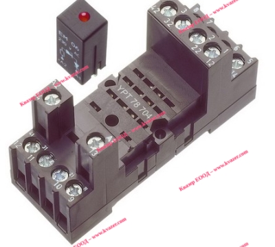 Цокъл за реле YPT78704 Schrack + EM06 LED