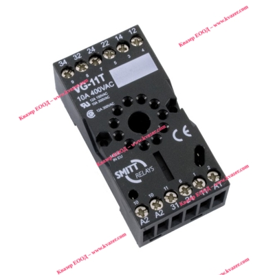 Цокъл за реле Mors Smitt VG-11T 10A 11pin
