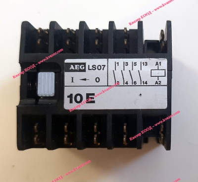 Помощен контактор AEG LS07 бобина 24V DC