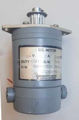 Електродвигател 24V 2.2A 2250об/мин P/N 500-0525