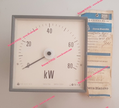 Ватметър 80kW Metra Blansko