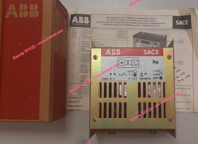 ABB SACE Re DELAYED UNDERVOLTAGE RELEASE