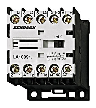 LA10091C Schrack мини контактор 20A 3NO/1NO, бобина 24V DC