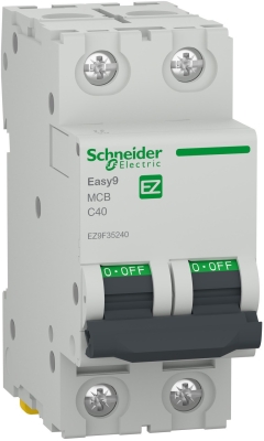 Автоматичен прекъсвач EZ9F35240 Easy9 MCB XP 2P C 40A MCB SCHNEIDER ELECTRIC