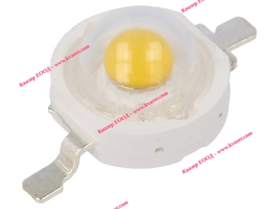 Мощен светодиод 1W топло бяло 130° 350mA 120-154lm PM2E-1LVE-R8