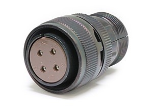 Кръгъл женски съединител 4pin MS3106B20S-4S винтово заключване JAE