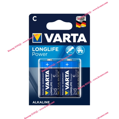 VARTA LR14 LONGLIFE алкална батерия 2бр/бл.