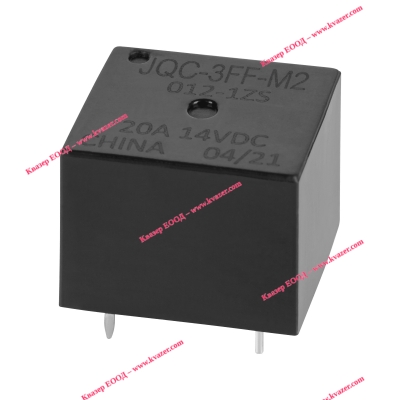 Реле  JQC-3FF-M2 20A/14VDC SPDT, бобина 12VDC