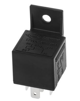 Реле автомобилно 4120, контакти SPDT 40A, бобина 12V DC