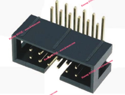 CH87102H200 съединител за лентов кабел щифтов под ъгъл 90гр 2х5 pin 2.54mm