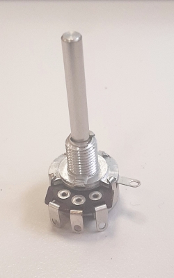 Потенциометър 500K 0.25W моно /линеен/ ос D4mm L35mm