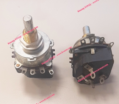 Потенциометър 10KC0.25W ос D6mm L23mm, с ключ