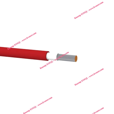 Соларен Кабел H1Z2Z2-K 0.6/1kv 1x6.00кв.мм. червен