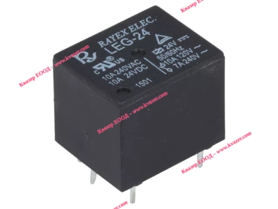 Реле LEG-24 10A, бобина 24V DC, контакти SPDT