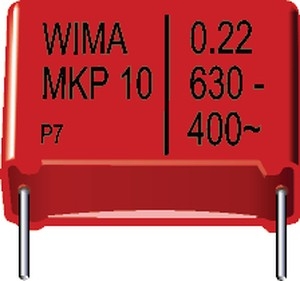 22nF 630V полипропиленов кондензатор MKP10N022K630-10 WIMA