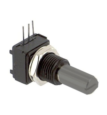 Потенциометър 5K 1W моно линеен ос D6mm L20mm, Vishay Spectrol M249