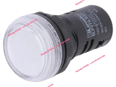 LED Индикатор 24V AC/AC, ф22mm бял 8LP2TILB8  Lovato