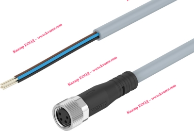 FESTO NEBU-M8G4-K-9-LE4 / 8003130 Съединителен кабел M8 PIN4 прав 9m
