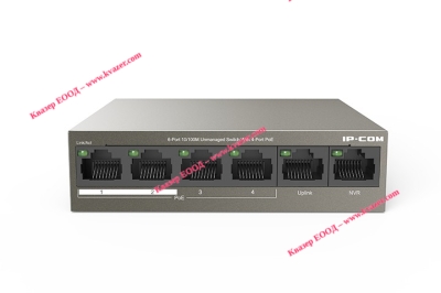 Суич Dahua 6-портов PoE F1106P-4-63W