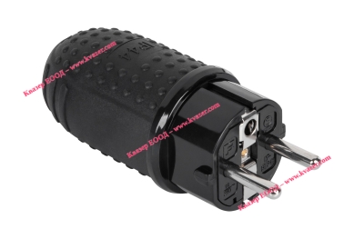 Щепсел прав шуко Rebel IP44 16A/250V