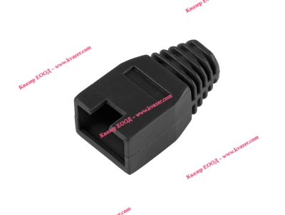 Корпус за мъжки съединител RJ45 черен