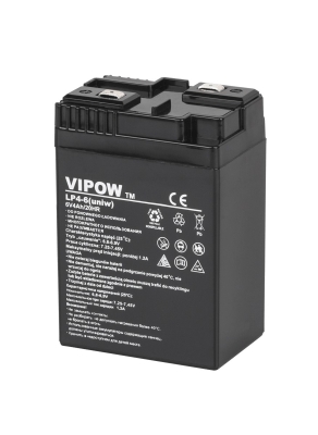 Акумулатор VIPOW 6V 4Ah 70x48x100mm