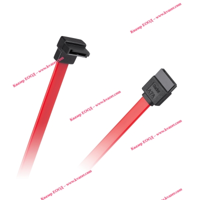 Кабел интерфейсен за SATA 35cm, / прав-ъглов