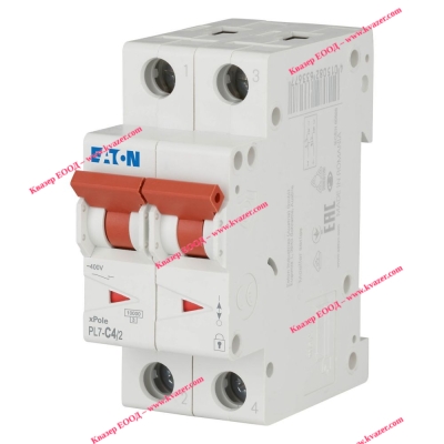 Автоматичен прекъсвач 2P C4A PL7-C4/2 EATON ELECTRIC
