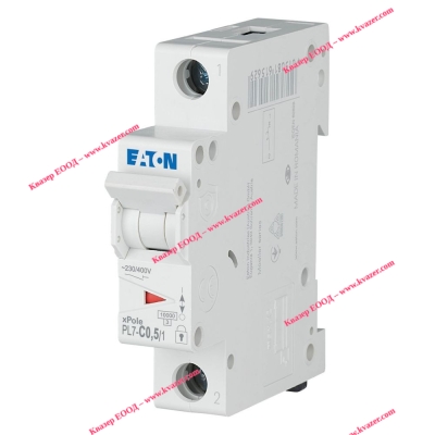 Автоматичен прекъсвач 1P 0.5A PL7-C0,5/1 EATON ELECTRIC