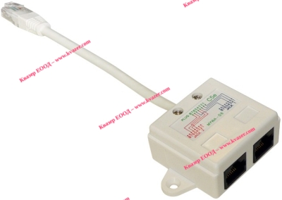 MicroConnect MYWA-04 Y-ADAPTER RJ45 - 2x RJ45 M/F Cat5e
