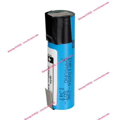 Акумулаторна батерия SAMSUNG 18650 2750mAh 3.7 с пластини INR18650-29E-FT