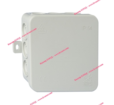 Разклонителна кутия 85x85xd40mm,PP+PE,с уплътнения,IP54