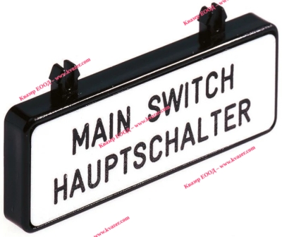 Main switch Hauptschalter