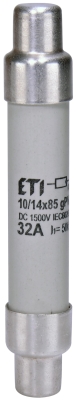 Предпазител 1000V DC за фотоволтаични панели ETI POLAM 002626239 CH 10/14x85mm gPV 40А