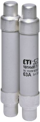 Предпазител 1000V DC за фотоволтаични панели ETI POLAM 002626240 CH 10/14x85mm gPV 50А
