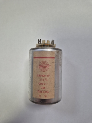 220 000pF 220nF 250V ±2% Koweg