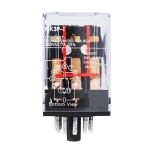 Реле Globus MK3P1- I бобина 12V DC, 3PDT 10A 250VA