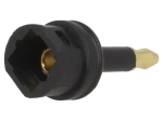 АДАПТОРЕН ПРЕХОДНИК miniToslink M - Toslink F (мъжки мини - женски за оптичен кабел)
