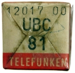 Лампа UBC81 TELEFUNKEN