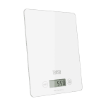 Електронна кухненска везна до 5кг TEESA, бяло стъкло