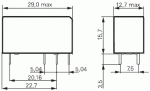 Реле TE Connectivity 2-1415899-2 SPDT 16A бобина 12VDC