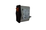 Line 06SS6-B2AH-QBO EMI filter AC 3PIN захранваща букса за компютър, мъжка / IEC 60320 C14 + ключ