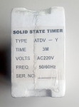 Реле за време, циклично, аналогово, ATDV-Y, 220V AC, NO+NC, 5A 250VAC, 3M