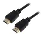 Кабел; HDMI щепсел,от двете страни; HDMI 2.0; 5m; черен; 30AWG