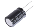 100uF 250V Кондензатор електролитен 16x25mm, NICHICON UVY2E101MHD
