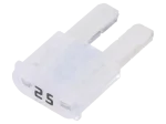 Автопредпазител 25A, 9.1mm / MICRO2 / MINI, LITTELFUSE 0327025.UXS