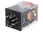 Реле 10A DPDT, бобина 24V AC,  MKS2PI AC24