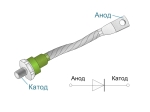 Диод В50-2  50A 200V комплект с радиатор