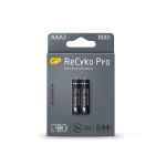 Акумулаторна батерия GP R03 AAA 800MAH NIMH RECYKO PRO, 2бр